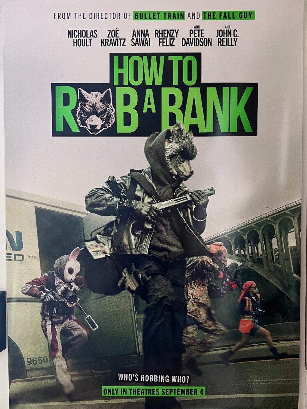 HOW TO ROB A BANK (2026) - ORIGINAL SINGE SIDED MOVIE POSTER